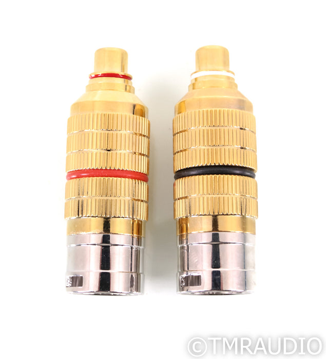 Cardas CGA XLR (Male) to RCA (Female) Adapters; Pair (Open Box)