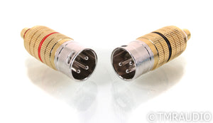Cardas CGA XLR (Male) to RCA (Female) Adapters; Pair (Open Box)