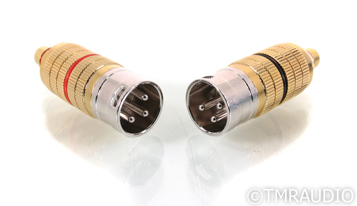 Cardas CGA XLR (Male) to RCA (Female) Adapters; Pair (Open Box)