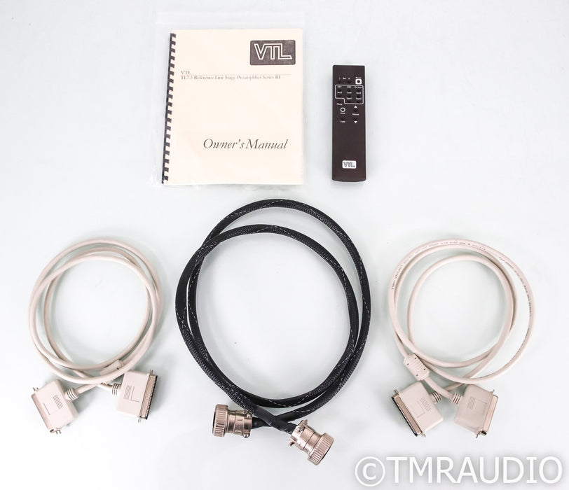 VTL TL-7.5 Series III Stereo Tube Hybrid Preamplifier; Remote; Black