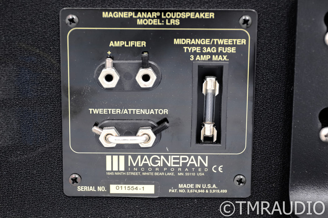 Magnepan LRS Floorstanding Speakers; Natural Black Pair