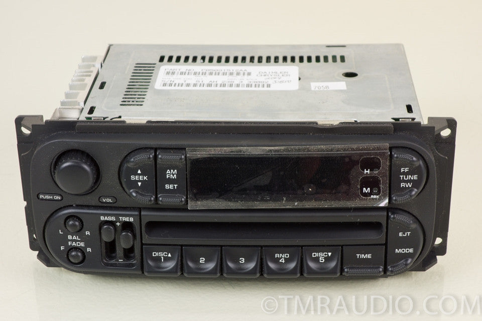 Chrysler Factory Car CD / AM / FM Radio P05091512AA
