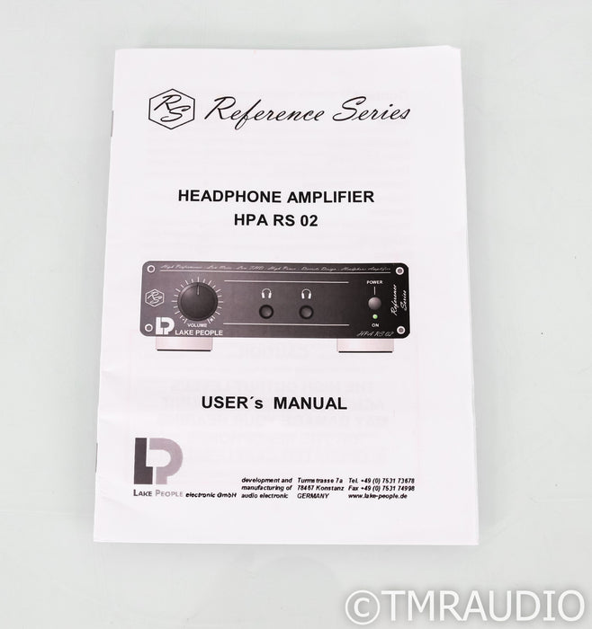 Lake People HPA RS 02 Headphone Amplifier; RS02