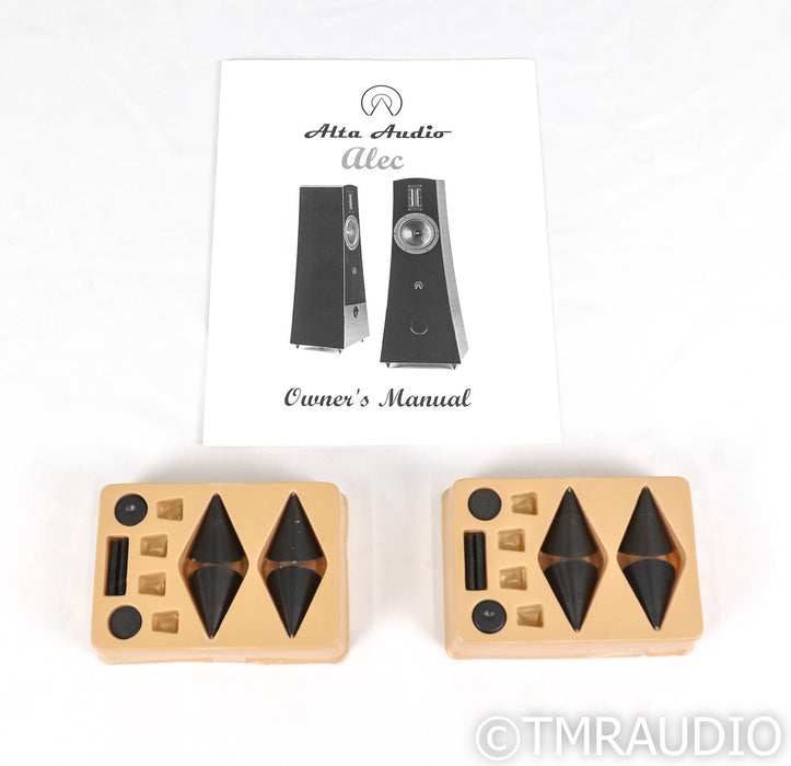 Alta Audio Alec Floorstanding Speakers; Gloss Black Pair