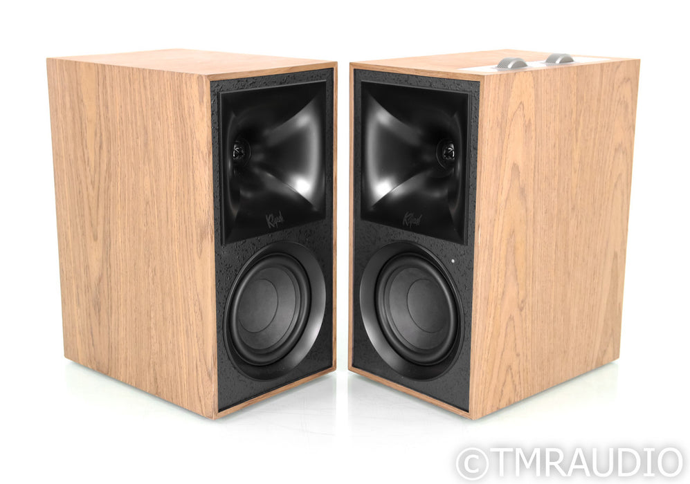 Klipsch The Fives Powered Bookshelf Speakers; Walnut Pair; Bluetooth; Remote