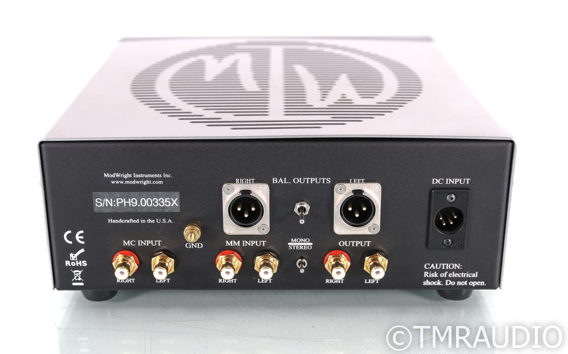 ModWright PH 9.0X MM / MC Tube Phono Preamplifier; Silver (Open Box)