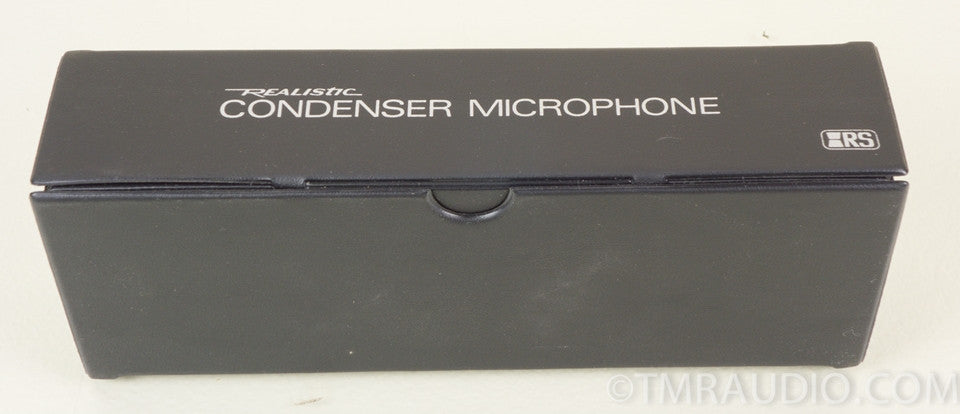 Realistic Cardioid Condenser Microphone Part no. 33-1045 in Box