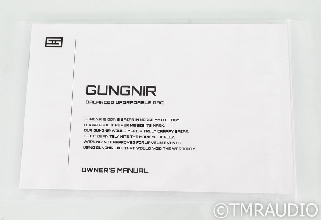 Schiit Gungnir Multibit DAC; D/A Converter; Silver