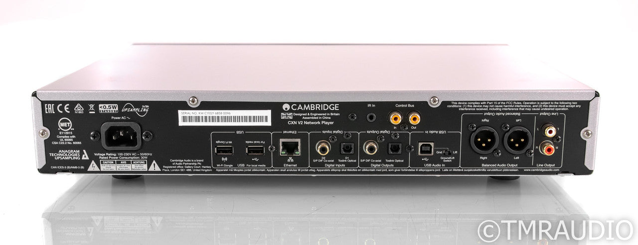 Cambridge Audio CXN Network Streamer; Silver; Remote; Roon Ready