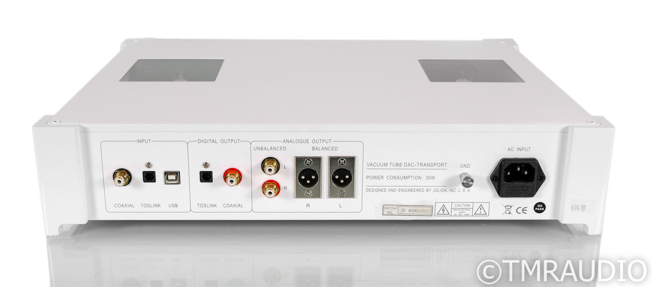Jolida Fusion DAC / CD Transport; Remote; White
