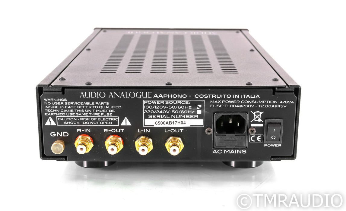 Audio Analogue AAphono MC / MM Phono Preamplifier; Black