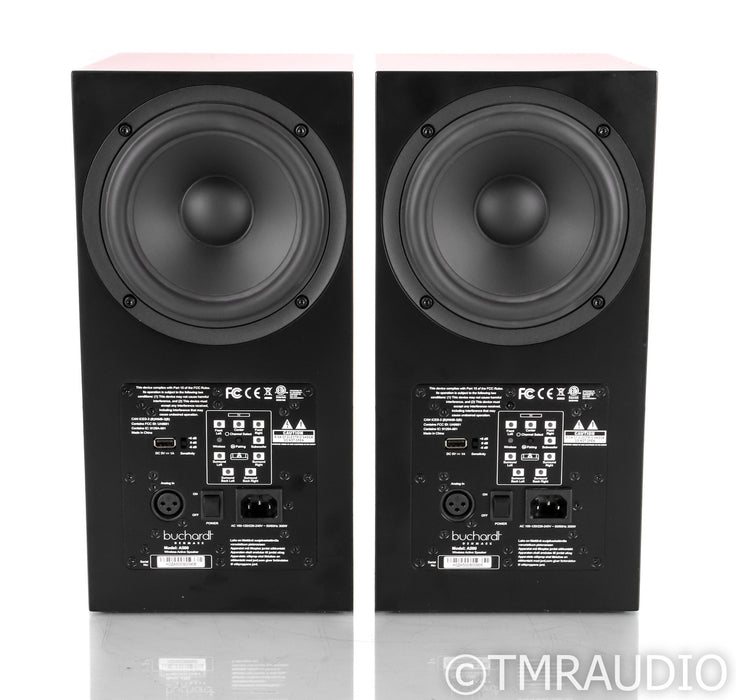 Buchardt A500 Wireless Powered Bookshelf Speakers; Black Pair