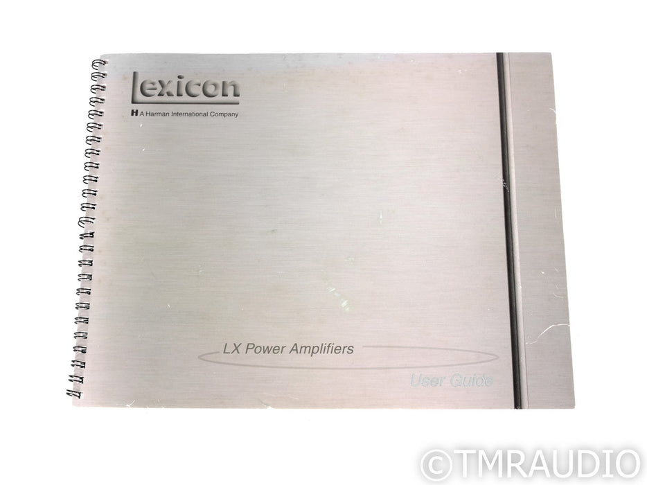 Lexicon LX-7 Seven Channel Power Amplifier; Silver