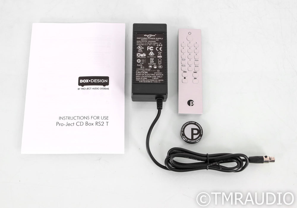 Pro-Ject CD Box RS2 T CD Transport; RS2T; Remote; Black