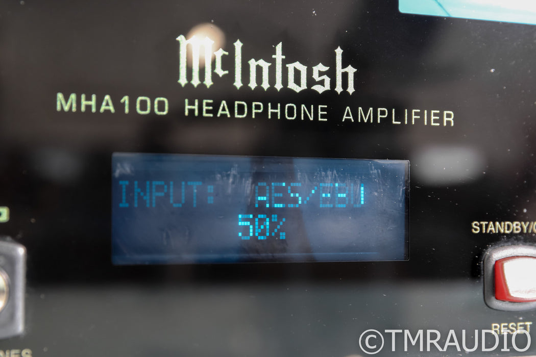 McIntosh MHA100 Headphone Amplifier; MHA-100; Remote