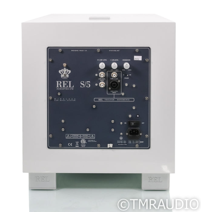 REL S/5 12" Powered Subwoofer; Gloss White