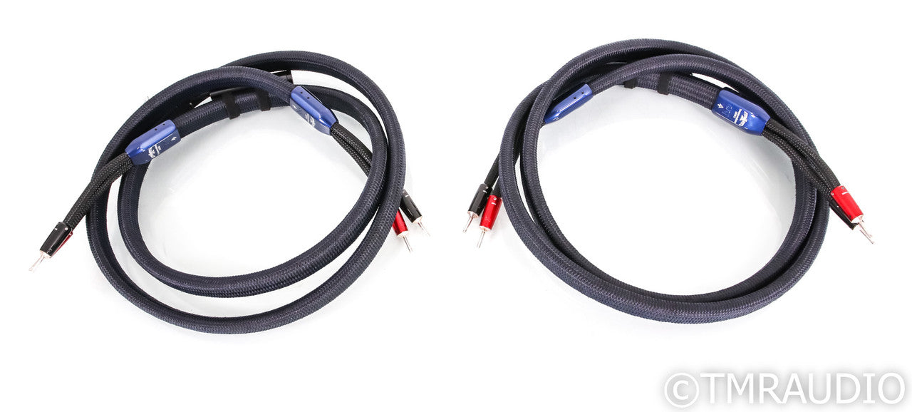 AudioQuest ThunderBird ZERO Speaker Cables; 8ft Pair; 72v DBS