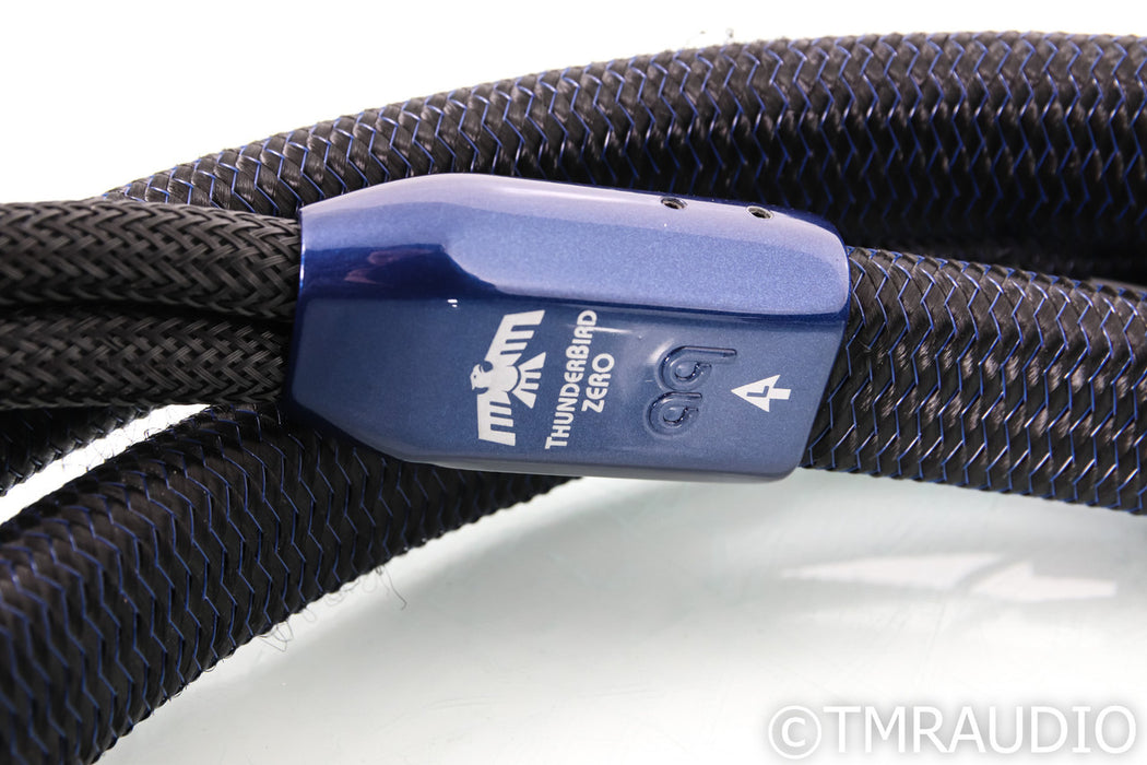 AudioQuest ThunderBird ZERO Speaker Cables; 8ft Pair; 72v DBS