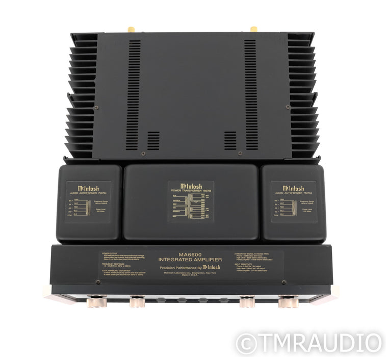 McIntosh MA-6600 Stereo Integrated Amplifier; Remote; MM Phono; MA6600