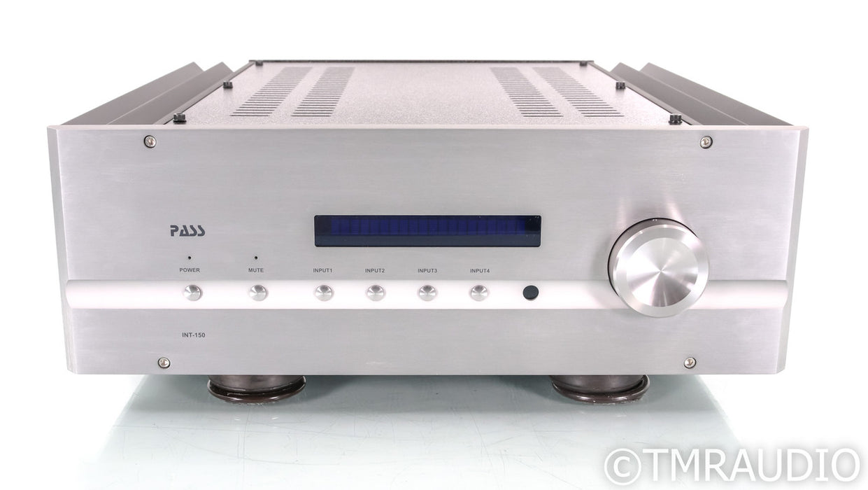 Pass Labs INT-150 Stereo Integrated Amplifier; INT150; Silver; Remote
