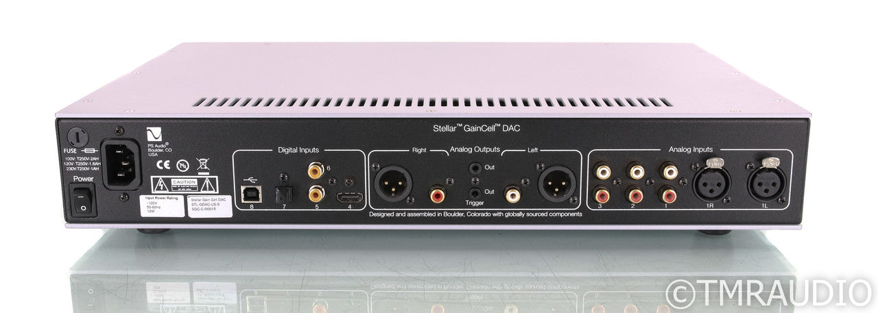 PS Audio Stellar Gain Cell DAC; Remote; Silver (Used)