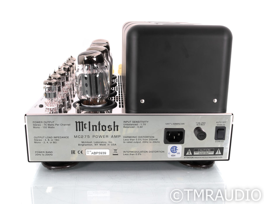 McIntosh MC275 MKVI Stereo Tube Power Amplifier; Mk. 6; MC-275