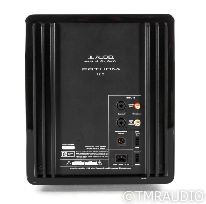 JL Audio Fathom F110 v1 10" Powered Subwoofer; Gloss Black
