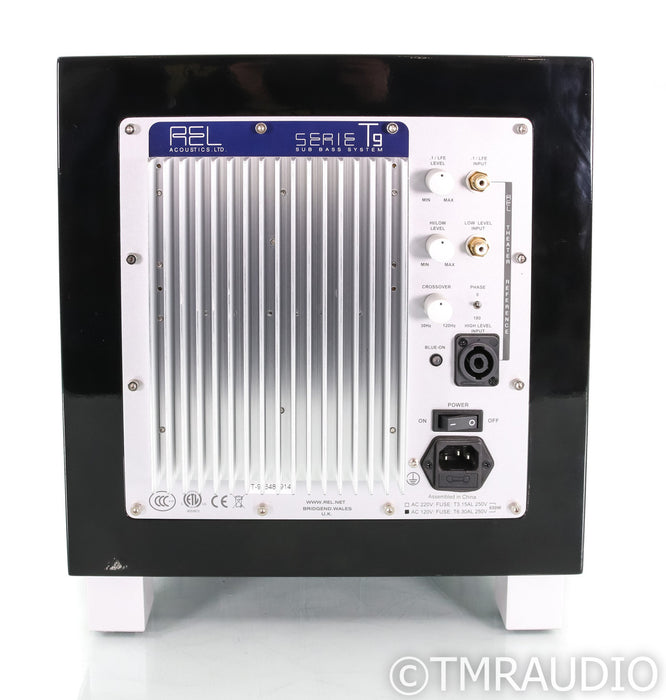 REL T-9 10" Powered Subwoofer; Gloss Black