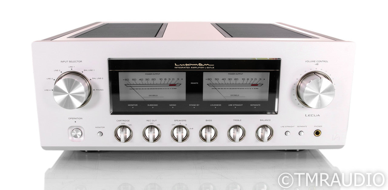 Luxman L-507uX Stereo Integrated Amplifier; L507uX; Remote; Silver