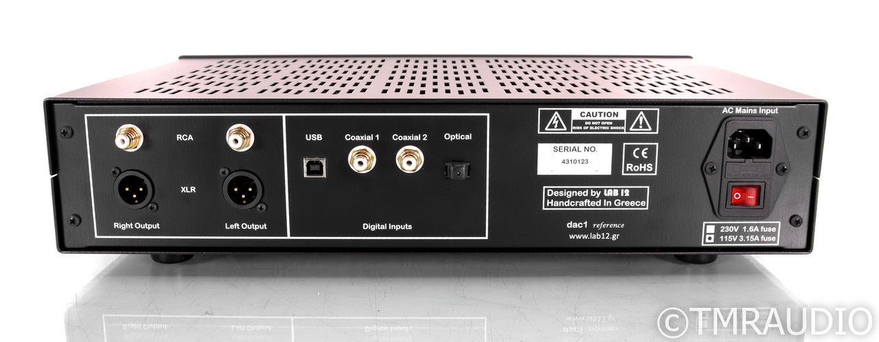 Lab12 dac1 reference Tube DAC; D/A Converter; Black (Open Box)