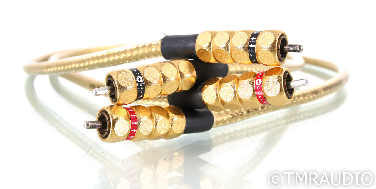 WireWorld Gold Eclipse RCA Cables; 1m Pair Interconnects