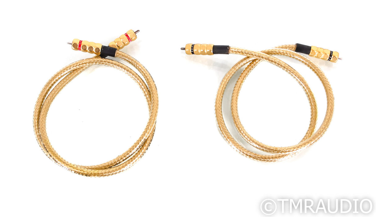 WireWorld Gold Eclipse RCA Cables; 1m Pair Interconnects
