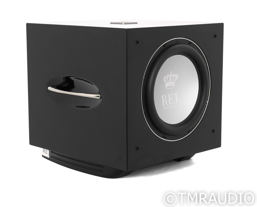 REL S/812 12" Powered Subwoofer; Gloss Black