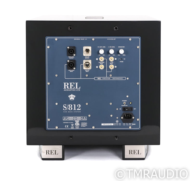 REL S/812 12" Powered Subwoofer; Gloss Black (1/1)
