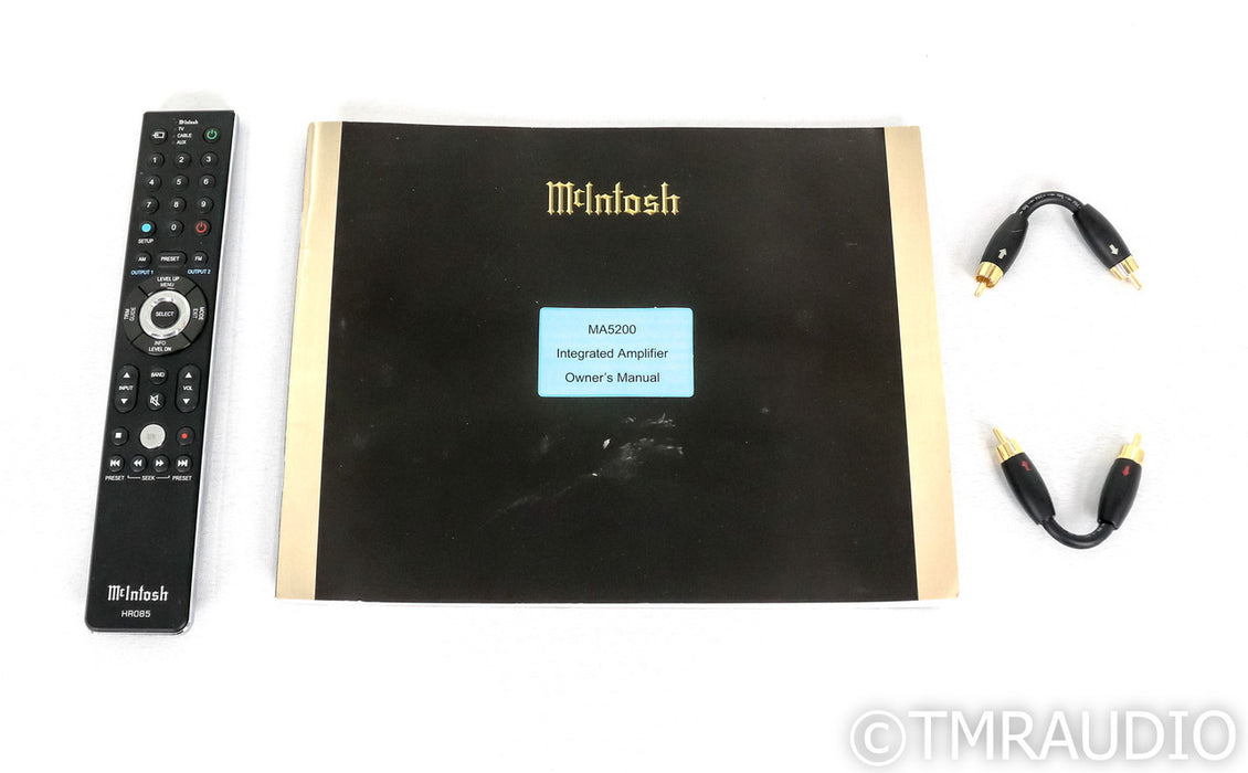McIntosh MA5200 Stereo Integrated Amplifier; Remote; MM Phono