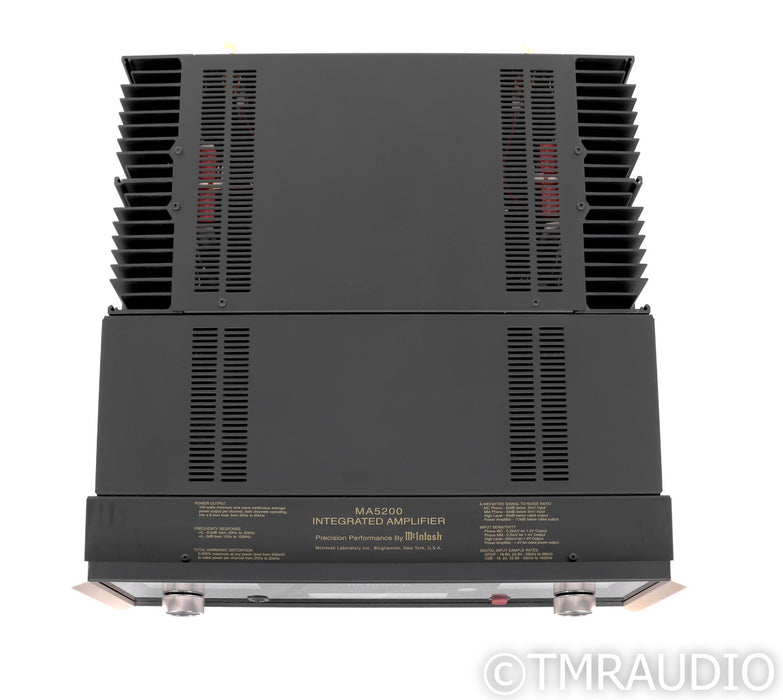 McIntosh MA5200 Stereo Integrated Amplifier; Remote; MM Phono