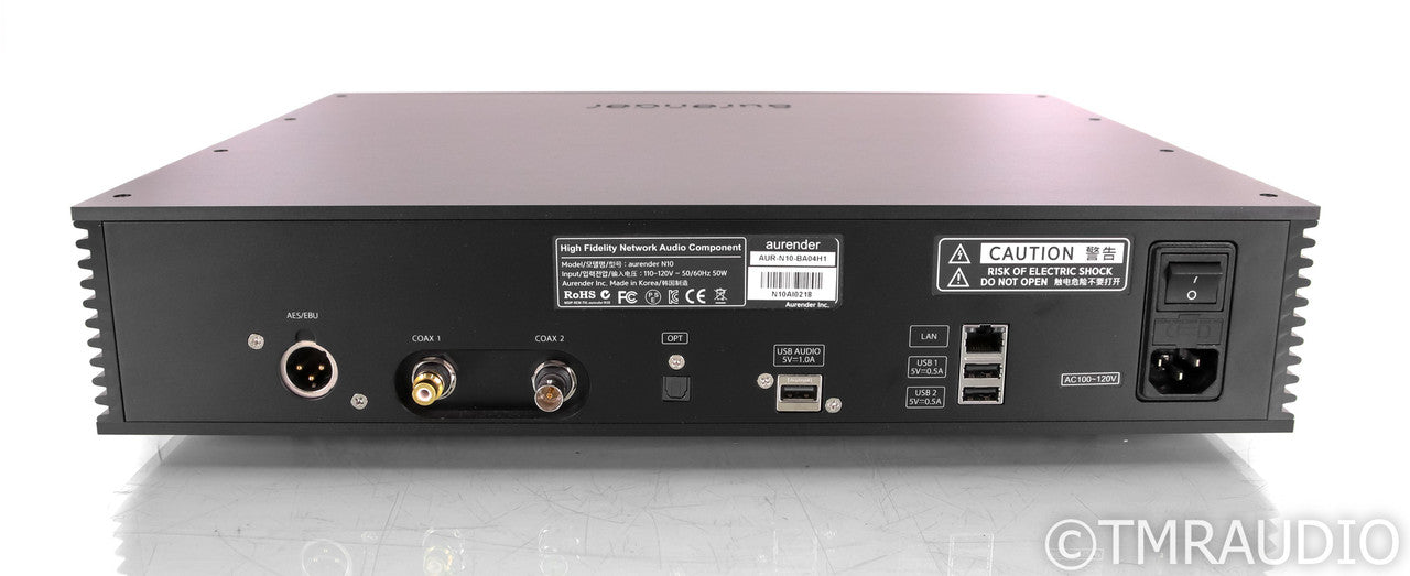 Aurender N10 Wireless Network Streamer; N-10; Black; 4TB