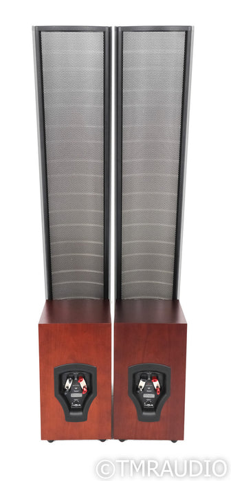 Martin Logan Theos Powered Floorstanding Speakers; Rosewood Pair