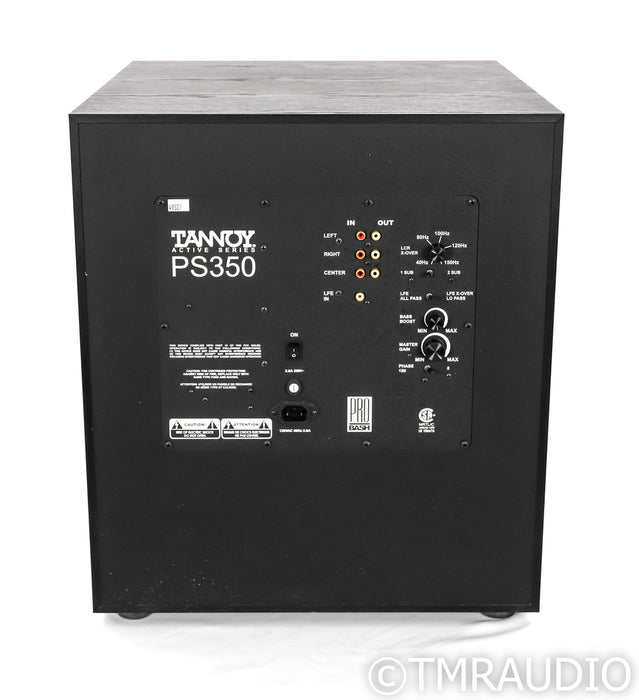 Tannoy PS350 15" Powered Subwoofer; Black Ash; P-350