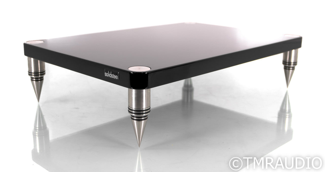 SolidSteel HyperSpike HF-A Isolation Platform; Glossy Black