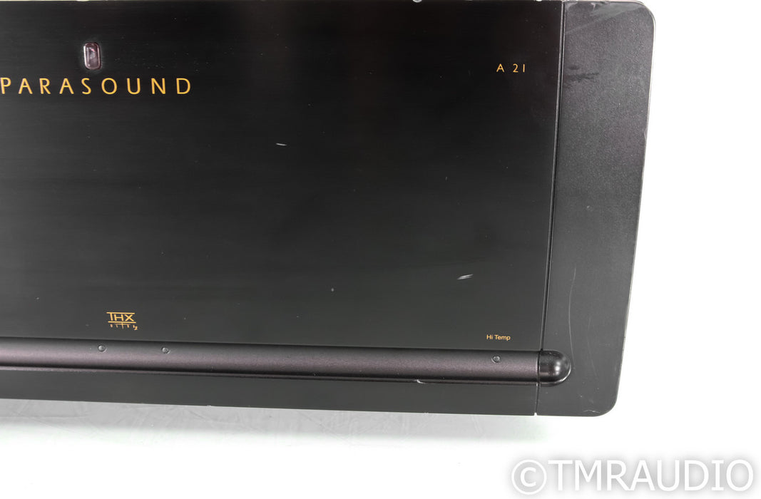 Parasound Halo A 21 Stereo Power Amplifier; Black; A21