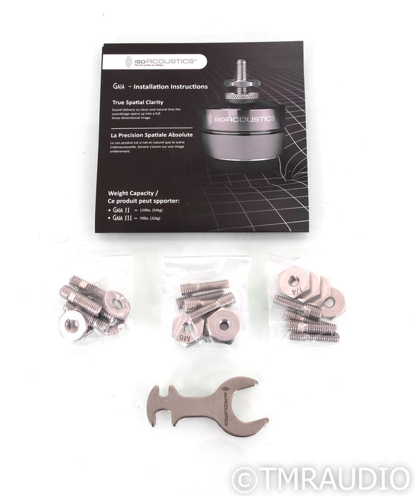 IsoAcoustics Gaia III Isolation Footers; Set of Four