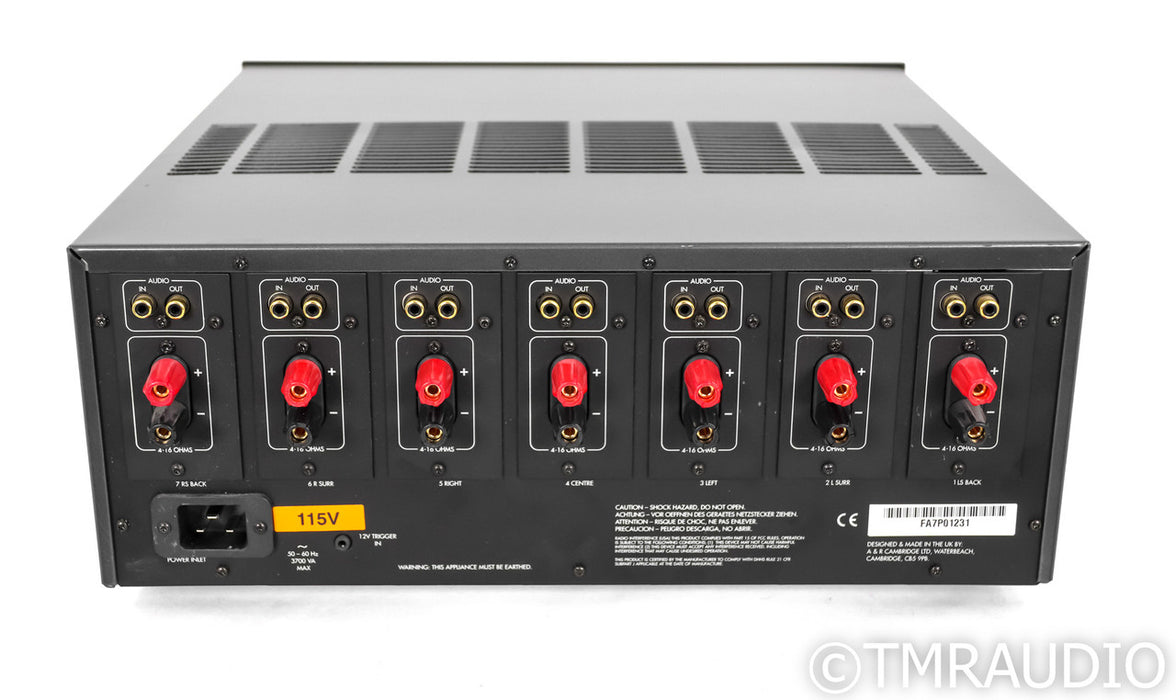 Arcam FMJ P7 Seven Channel Power Amplifier; Black