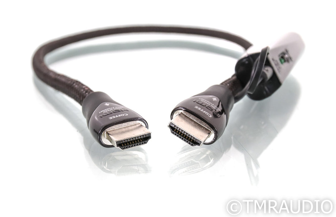 AudioQuest Coffee HDMI Cable; 2ft Digital Interconnect; 72v DBS