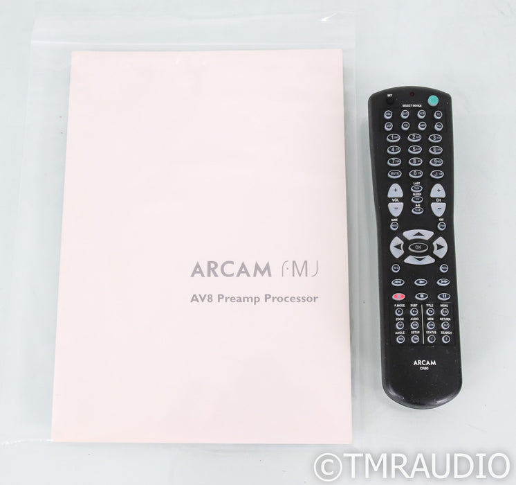 Arcam FMJ AC8 Preamplifier Processor; Remote; Black