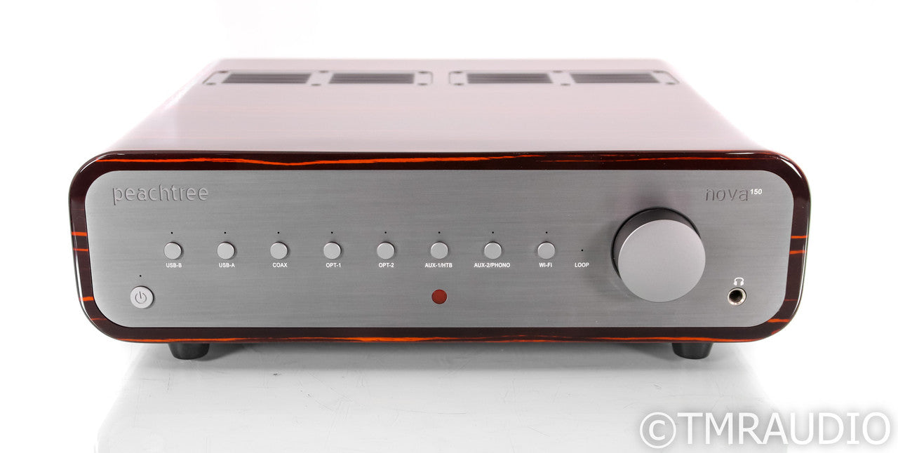 Peachtree Nova 150 Stereo Integrated Amplifier; Remote; DAC; MM Phono; Gloss Ebony
