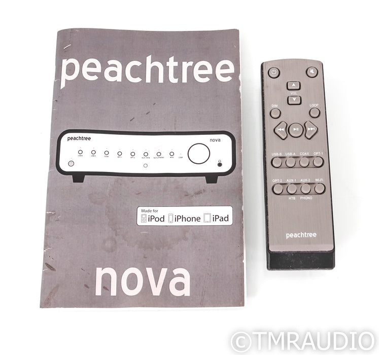 Peachtree Nova 150 Stereo Integrated Amplifier; Remote; DAC; MM Phono; Gloss Ebony