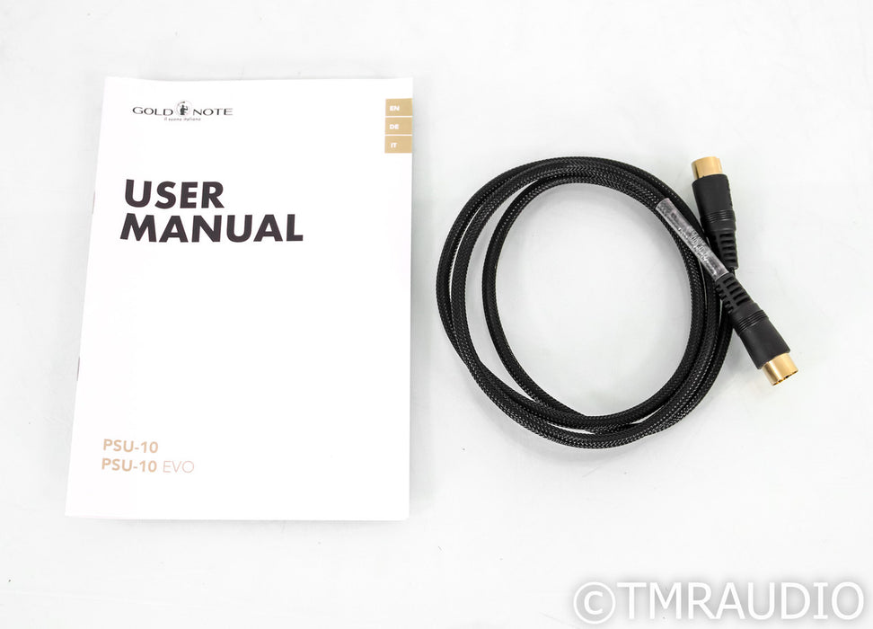 Gold Note PSU-10 EVO External Power Supply; Gold (Open Box)