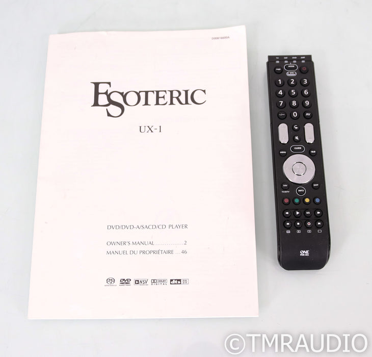 Esoteric UX-1 NWO 3.0-GO CD / SACD player; APL HiFi Modification; Remote