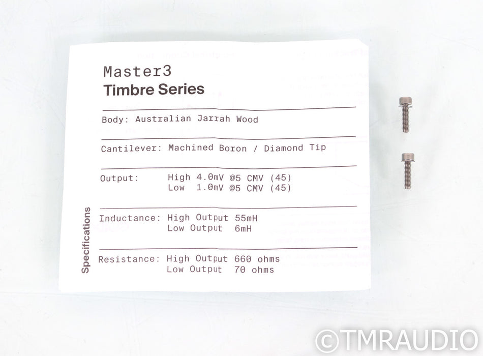 Grado Master3 MI Phono Cartridge; Moving Iron; Low Output